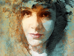 Marcello Vargas-Machuca Puell复古风格人物肖像插画