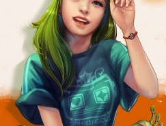 Xiao Ji漂亮的人物肖像插画欣赏