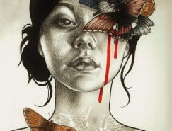 VixSky传统风格肖像插画欣赏