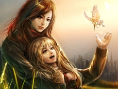 LanWu动漫人物肖像插画欣赏