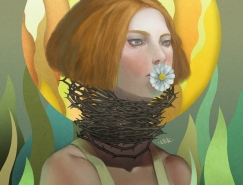 新加坡Lek Chan人物插画作品