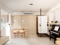 温馨柔和的小清新公寓设计欣赏