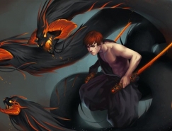 Unodu动漫人物插画欣赏