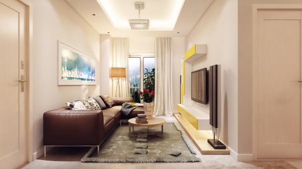 4个舒适简约的现代公寓设计