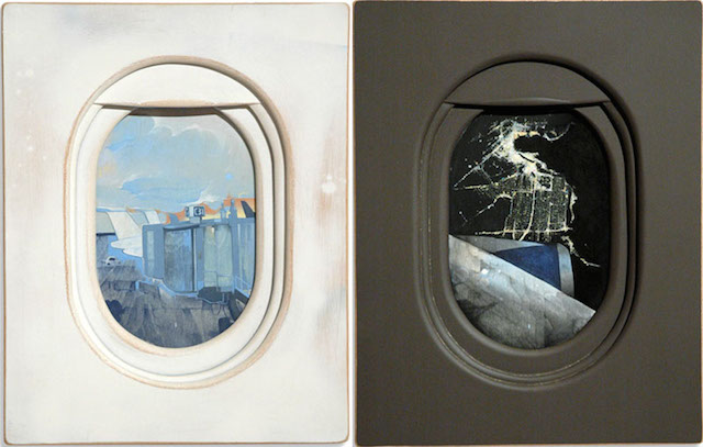 飞机窗外的风景:Jim Darling插画作品欣赏