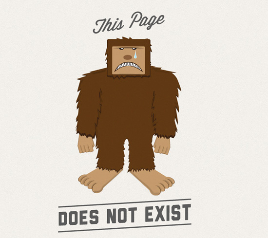 25个国外创意404页面设计欣赏
