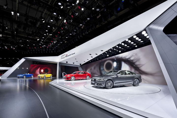 巴黎车展：Audi奥迪展台设计