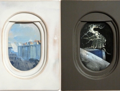 飞机窗外的风景:Jim Darling插画