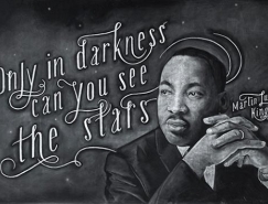 粉笔演绎精彩: Dangerdust创意黑板字体设计