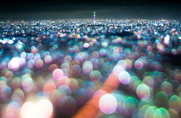 Takashi Kitajima梦幻迷离的都市夜景