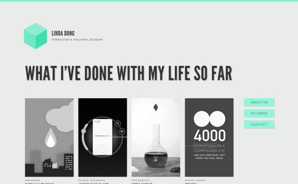 25个漂亮的极简网页设计