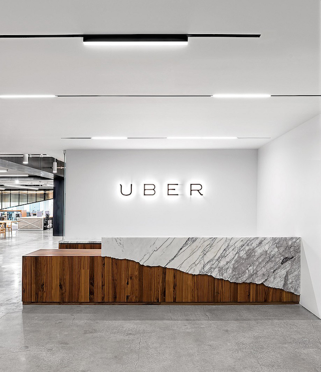 Uber极简现代风格的旧金山办公室设计