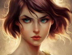 Elena Berezina漂亮的人物肖像插画作品