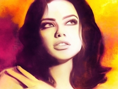 Amro Ashry美女肖像插画欣赏