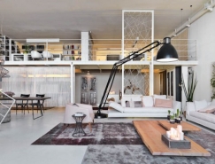 三个时尚艺术家的创意Loft住宅设计