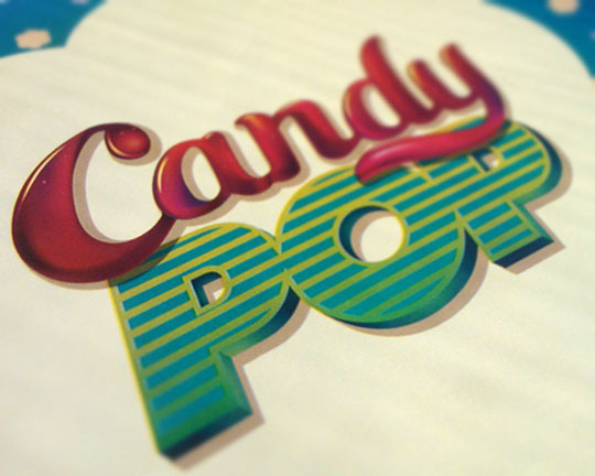 50款漂亮的糖果字体设计欣赏