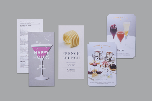 雅加达Garçon法国餐厅品牌视觉形象设计