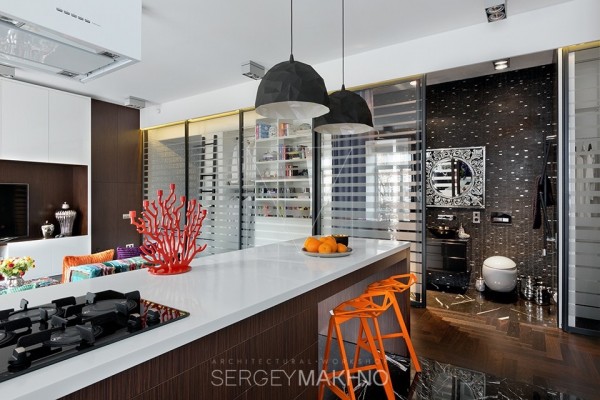 设计师Sergey Makhno:3个时尚创意公寓装修设计