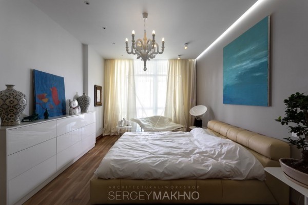 设计师Sergey Makhno:3个时尚创意公寓装修设计