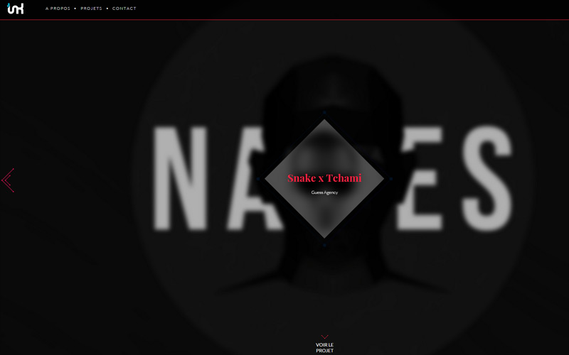 30个黑色网站设计欣赏
