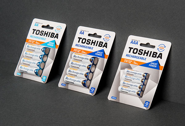 TOSHIBA东芝电池包装设计