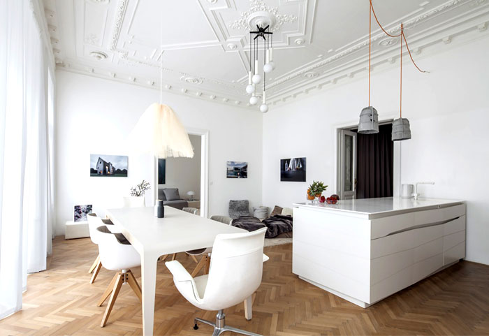 维也纳复古风格H + M公寓设计