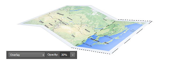 PS中创建3D地图图标
