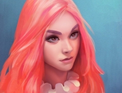 俄罗斯NewMilky人物插画欣赏