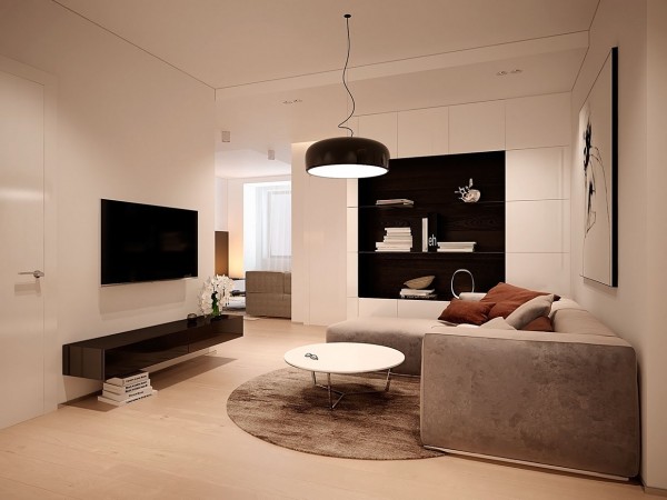 Pavel Voytov精致简约的现代公寓装修设计