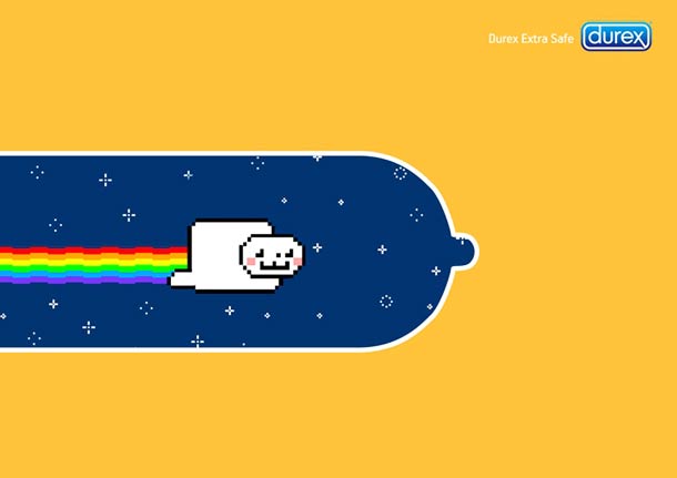 平面广告欣赏：Durex避孕套(Extra Safe)