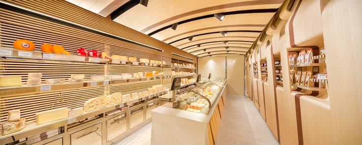 巴黎Alleosse面包店室内空间设计