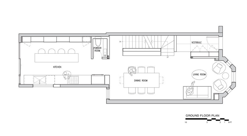 多伦多现代狭长型住宅设计