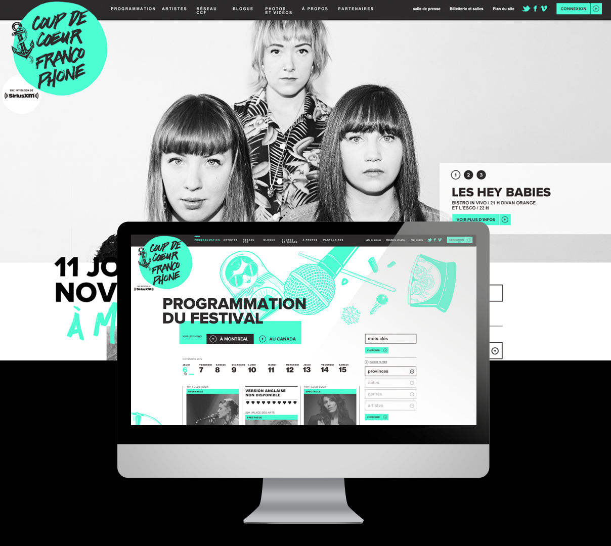 Akufen品牌和WEB网页设计欣赏