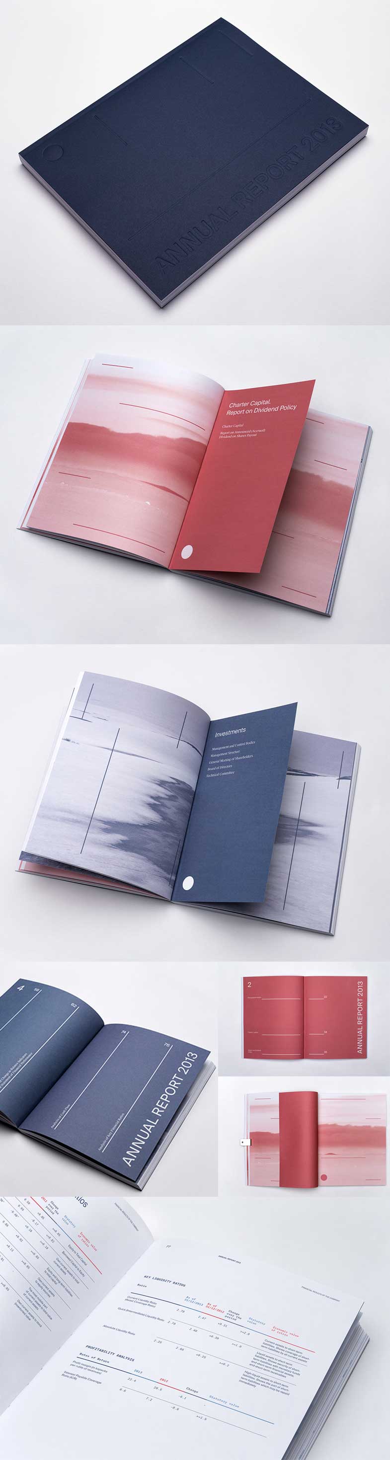 10个精美的彩色年报画册设计