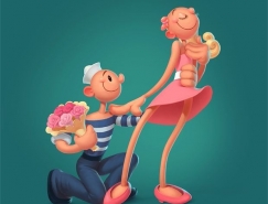 Kate Frolova可爱的卡通人物形象插画