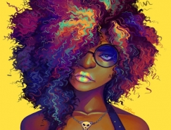 Geneva B漂亮的人物肖像插画欣赏