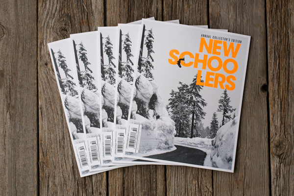 Newschoolers滑雪杂志版面设计