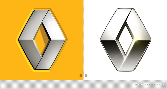 雷诺汽车（Renault）采用全新的LOGO和口号