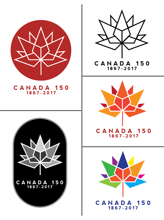 加拿大建国150年标识公布