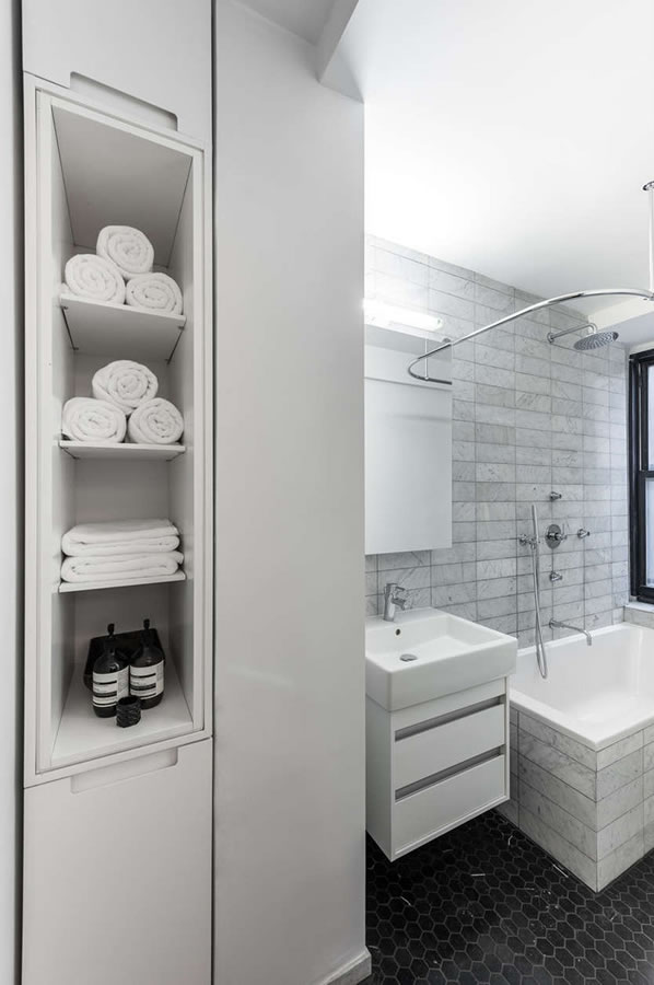 精妙的空间利用:纽约36平方米小公寓设计