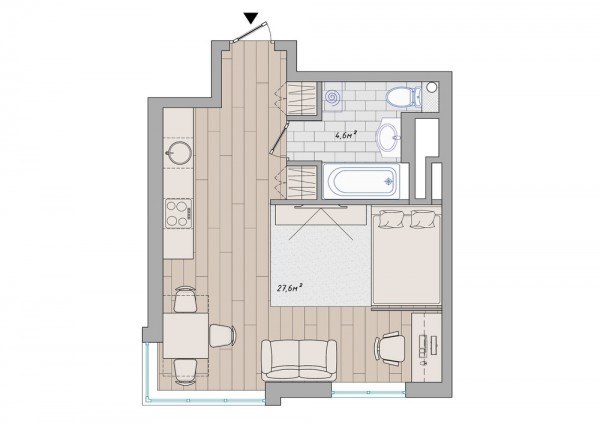 4个风格各异的精致小公寓设计
