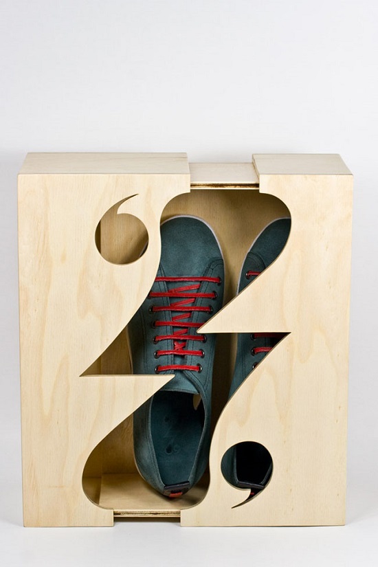 32款独特的创意鞋包装设计
