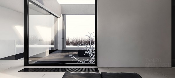 稳重的深灰色调:波兰极简风格住宅设计
