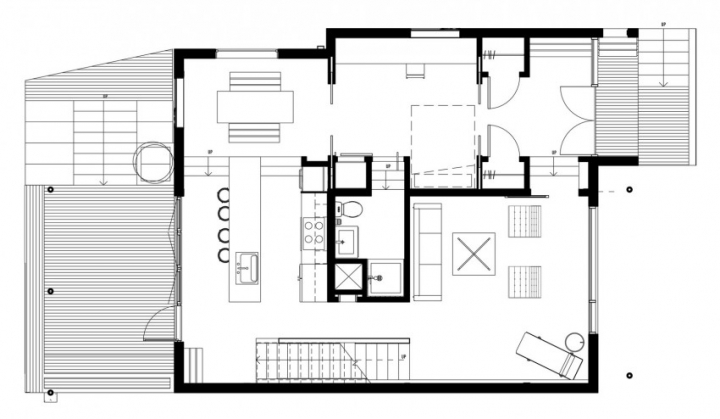 黑白极简空间:加拿大Winona别墅设计