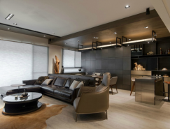 低调沉稳的暗黑系风格公寓装修