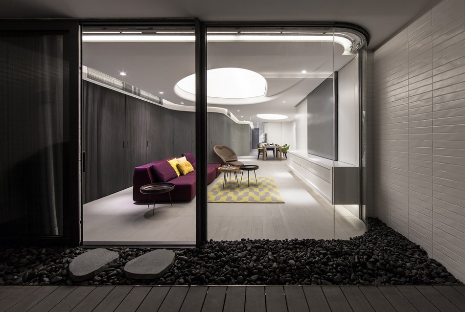 香港未来派风格复式住宅设计