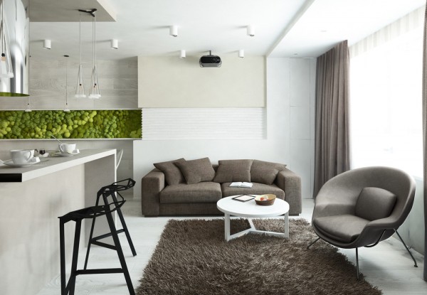 6个优雅时尚的小公寓空间装修设计