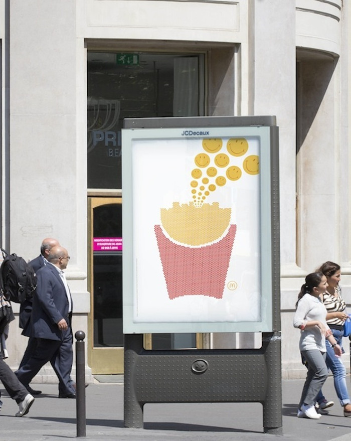 法国麦当劳的全新广告设计