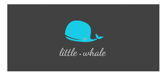 标志设计元素运用实例：鲸鱼(四)