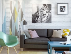 巧妙的储纳空间:莫斯科45平小公寓设计